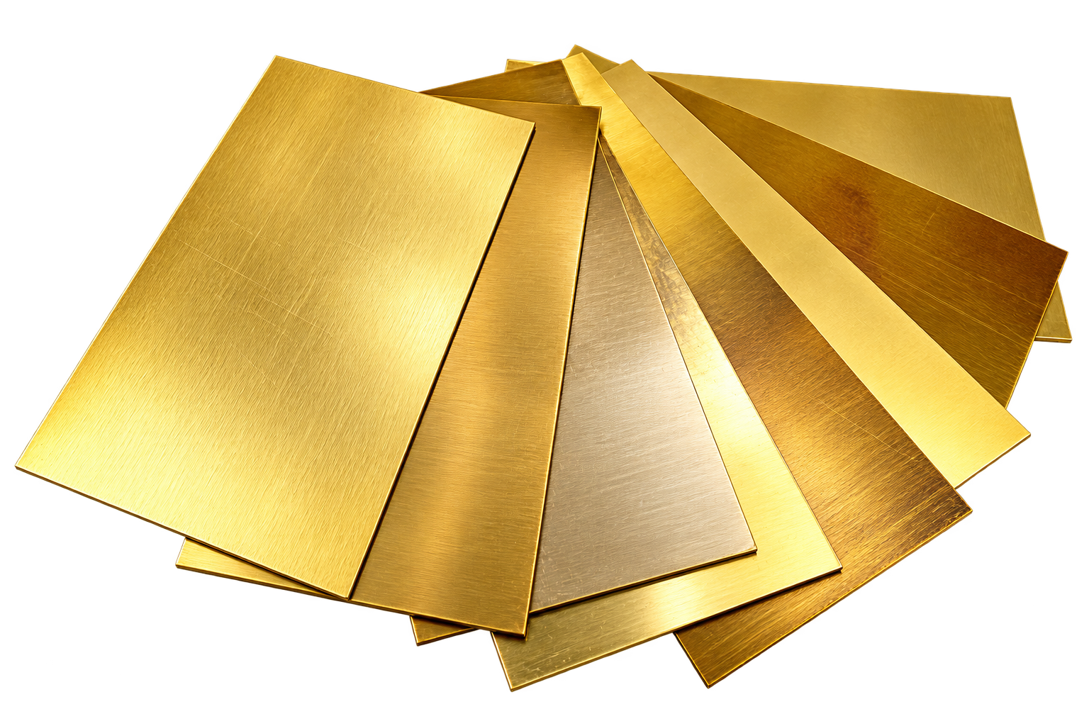 Brass sheet texture